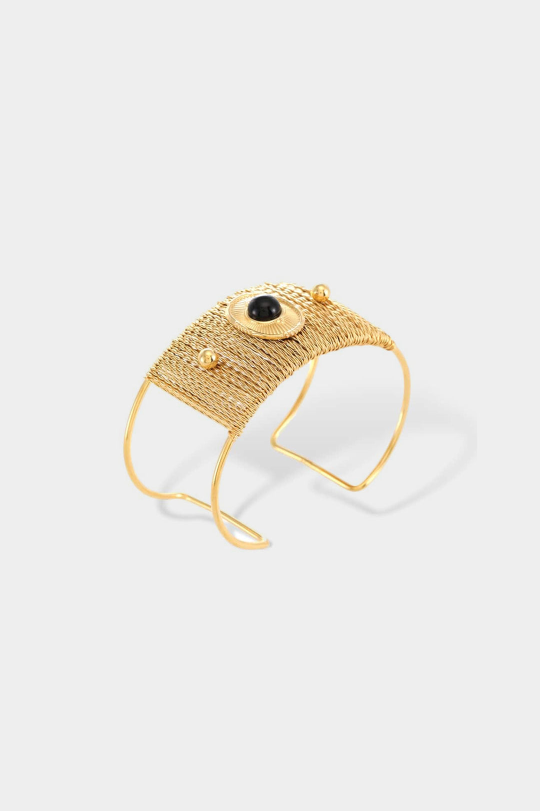Metal Stone Decor Bracelet