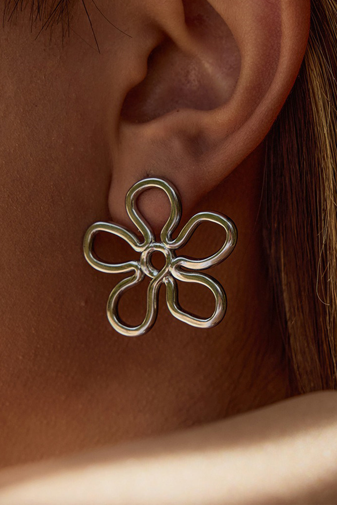 Flower Design Earrings