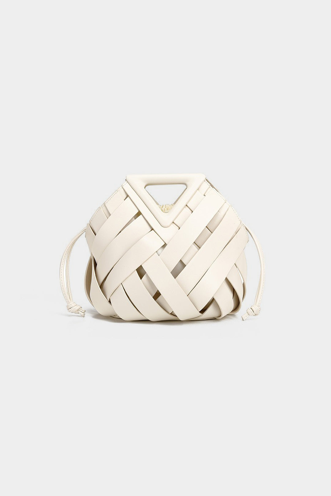 Triangular Handwoven Hollow Tote Bag