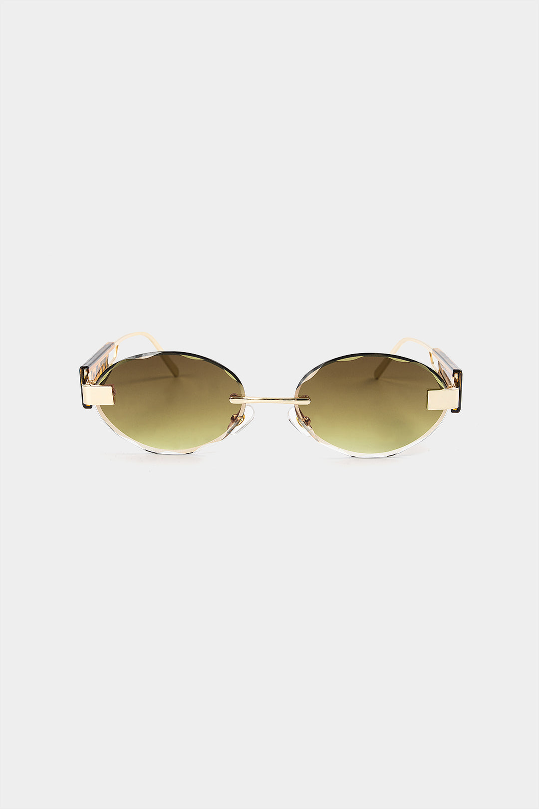 Metal Oval Sunglasses