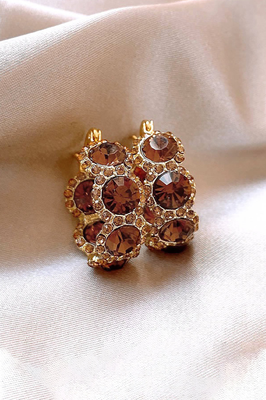 Crystal Hoop Earrings