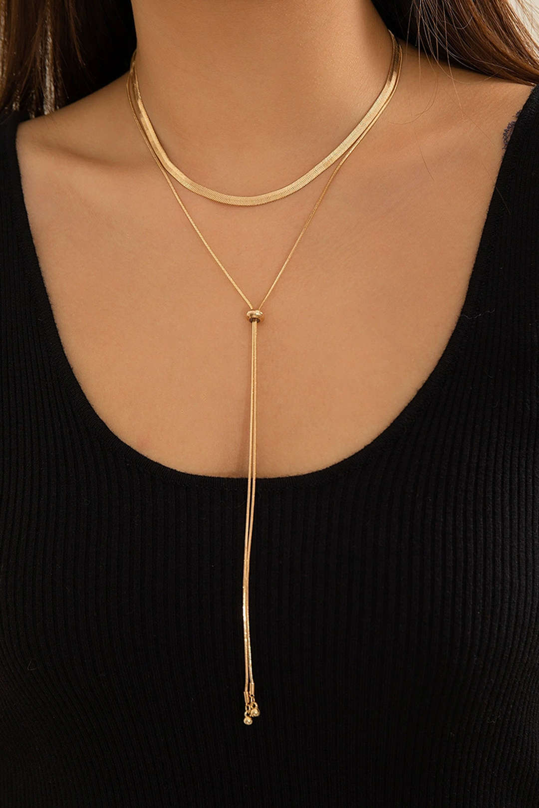 Metal Chain Choker Necklace