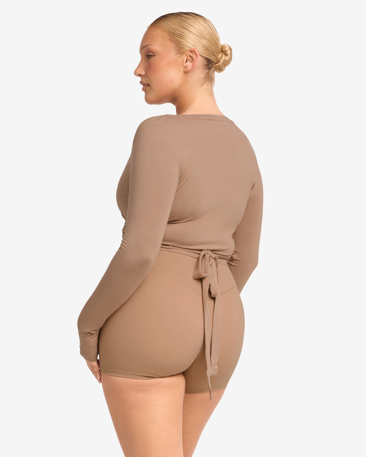 Ballet Wrap Top | Toffee