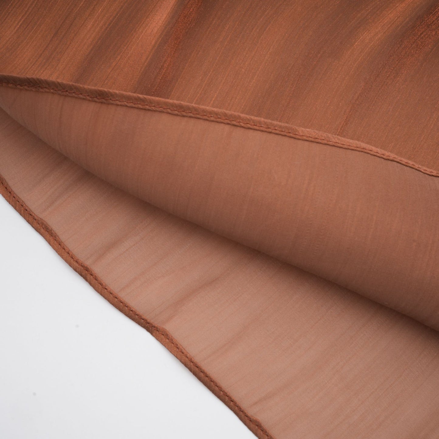 Mila Brown Pleated Satin Maxi Dress