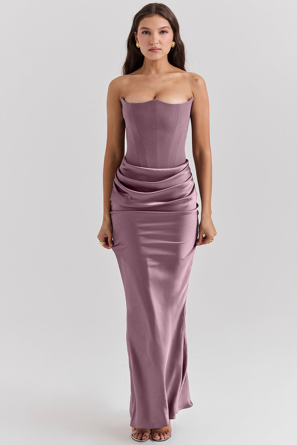 Rosalinda Robe Longue - Violet