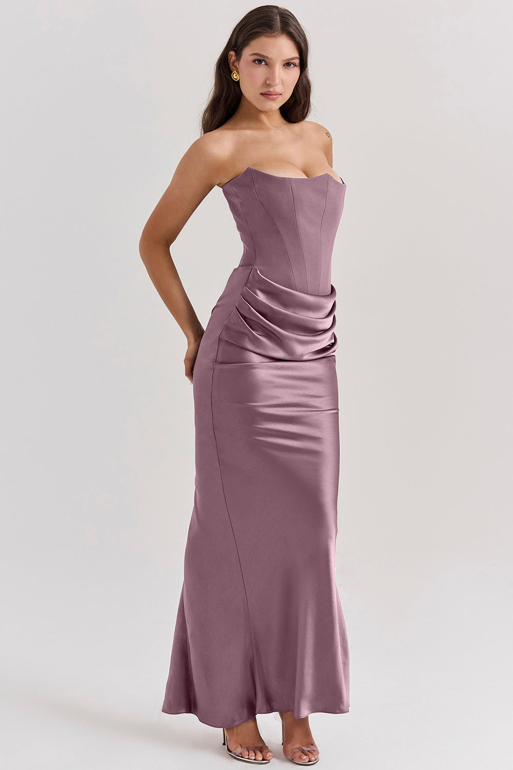 Rosalinda Robe Longue - Violet