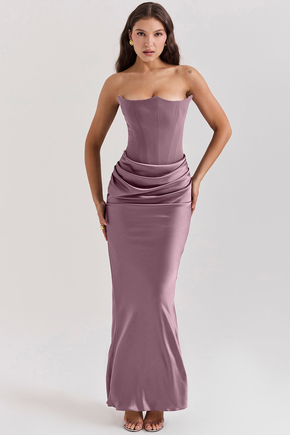 Rosalinda Robe Longue - Violet