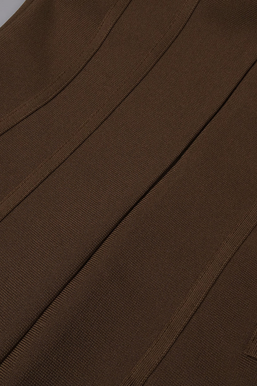 Strapless Linear Suiting Gown