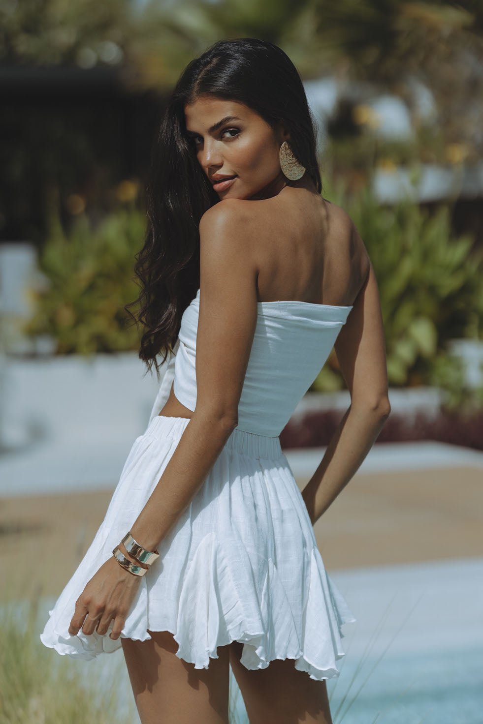 KATEERA COTTON/GAUZE SET - BONE