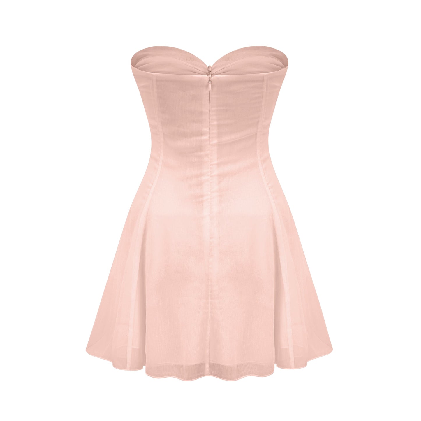 Émilienne cut-out pleated off-shoulder mini dress (US Only)