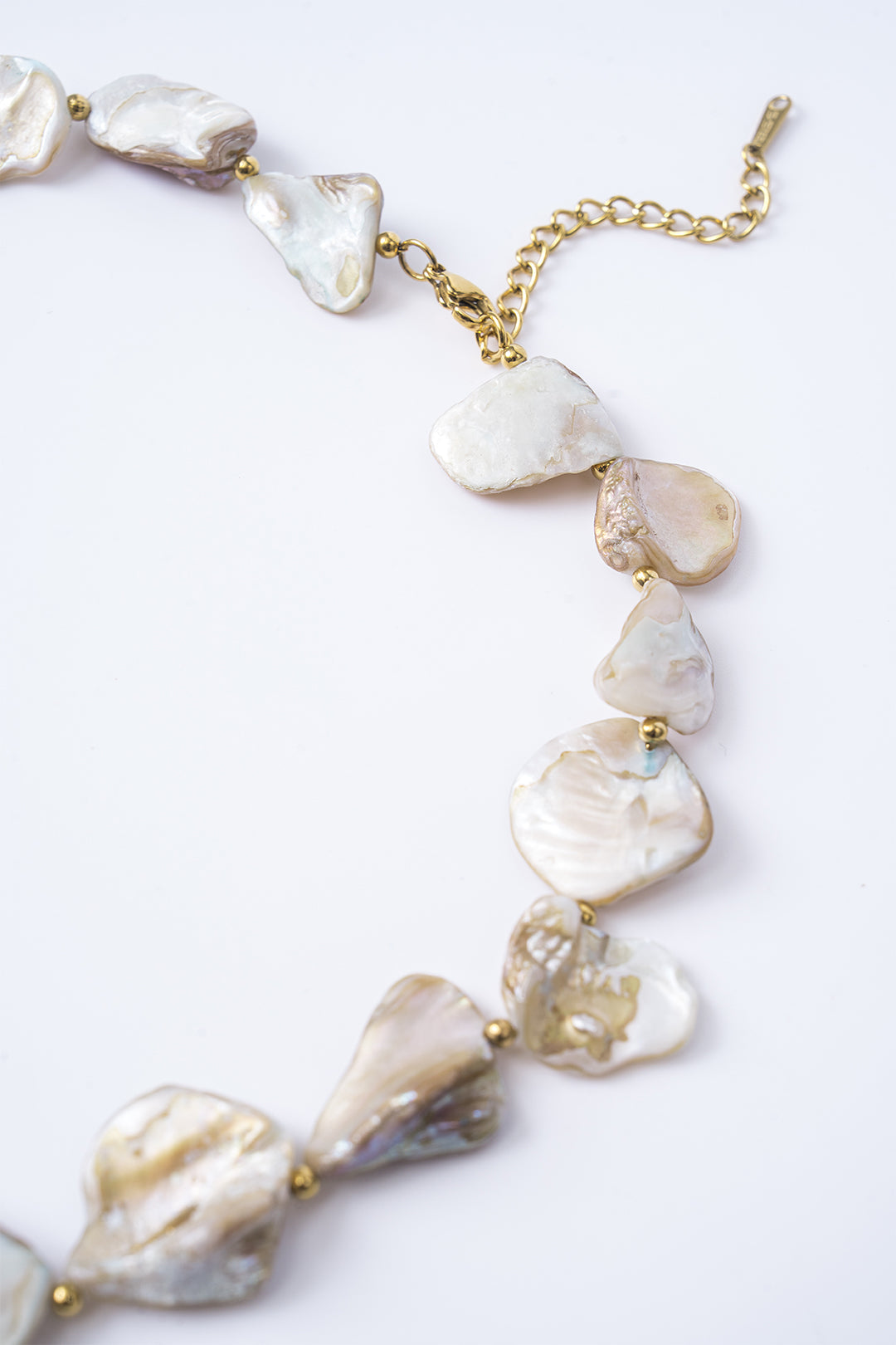 Steel Irregular Starfish Shell Conch Necklace