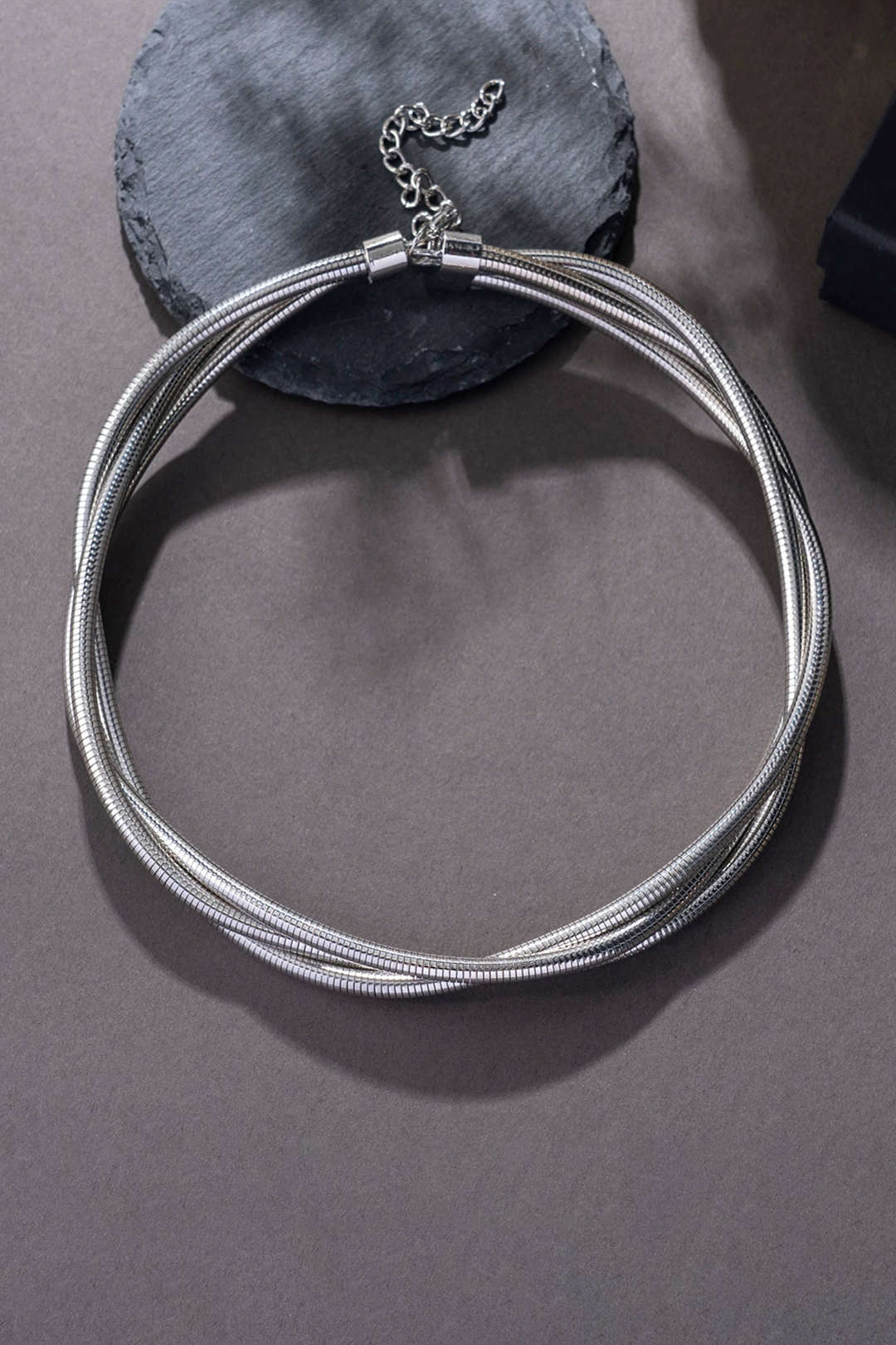 Metal Exaggerated Multi-Layer Necklace