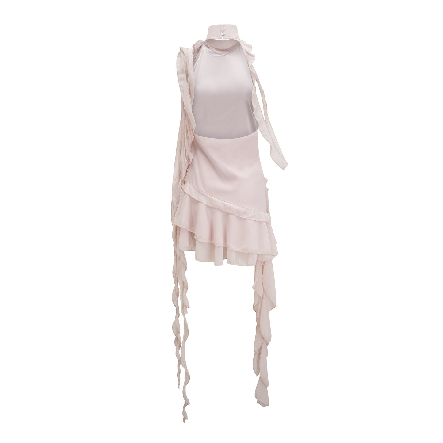 Eloisee Floral Asymmetrical Mini Dress