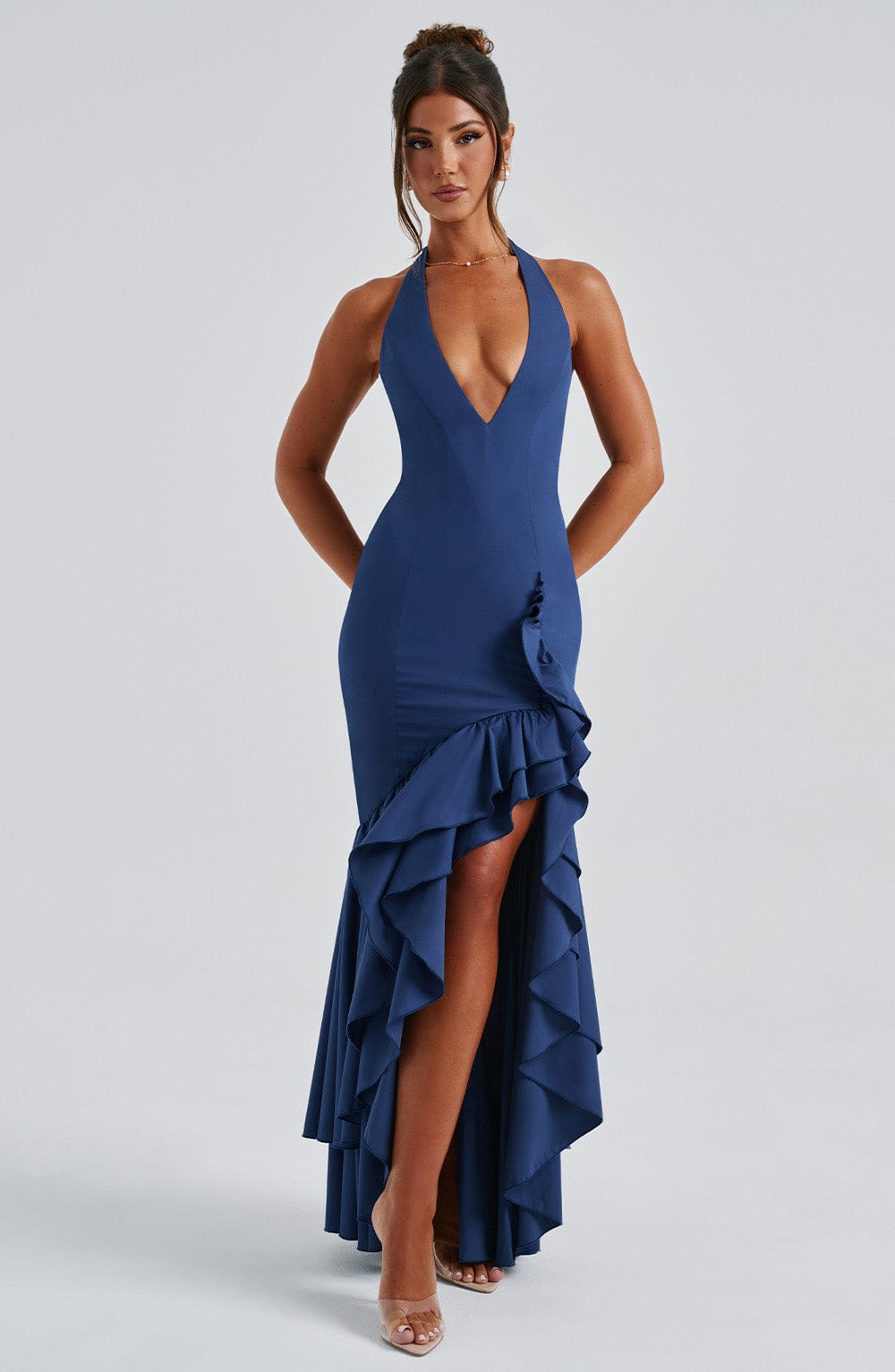 Safya Maxi Dress - Cherry Lacquer