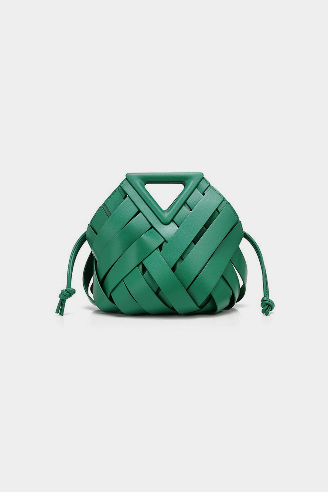 Triangular Handwoven Hollow Tote Bag