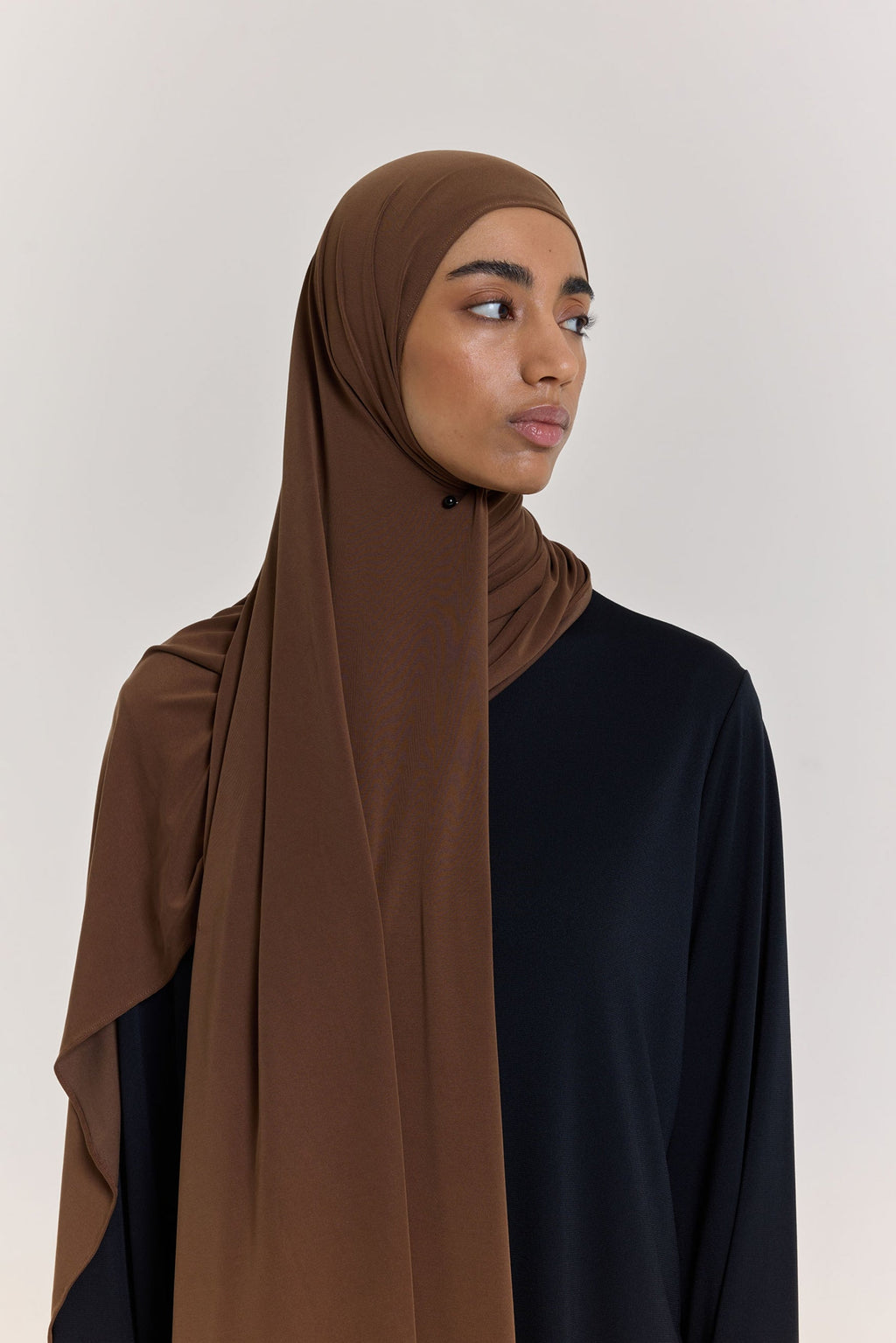 Hijab  Jersey Respirant Collection Latte