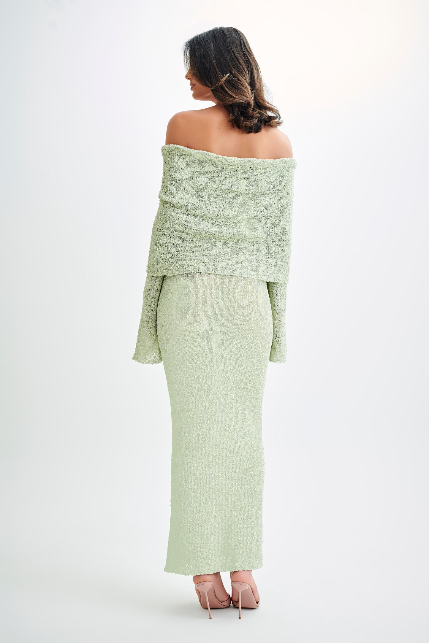 Kimi Long Dress - Pastel Green