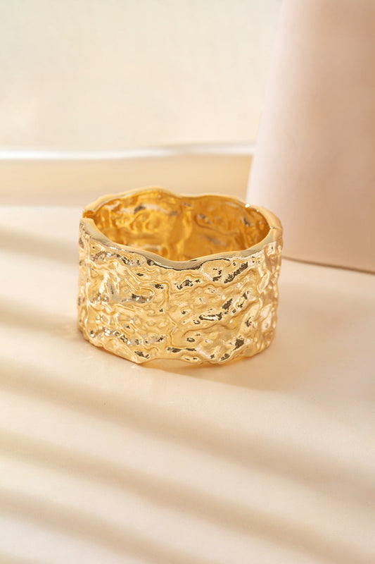 Metal irregular Wide Bracelet