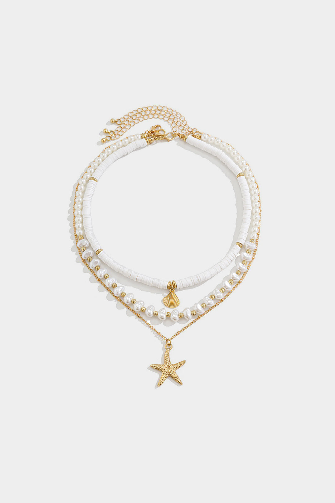 Shell Irregular Stacking Necklace