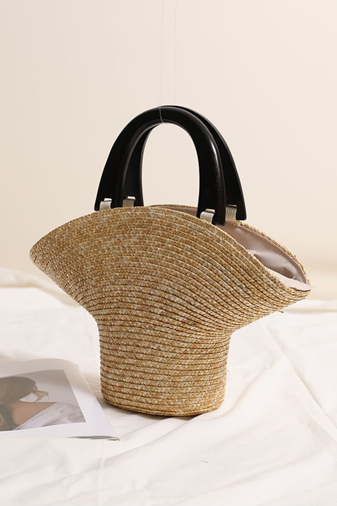Straw Woven Tote Bag