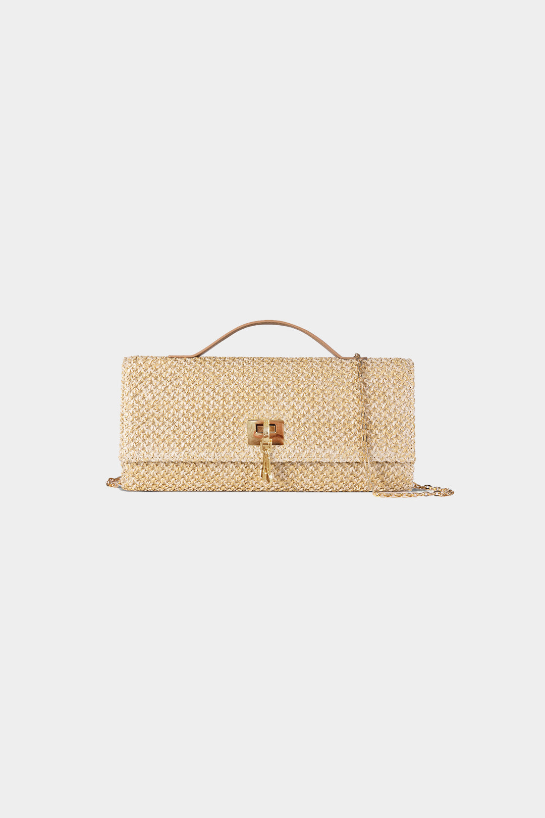 Straw Woven Textured Cross-Body Bag