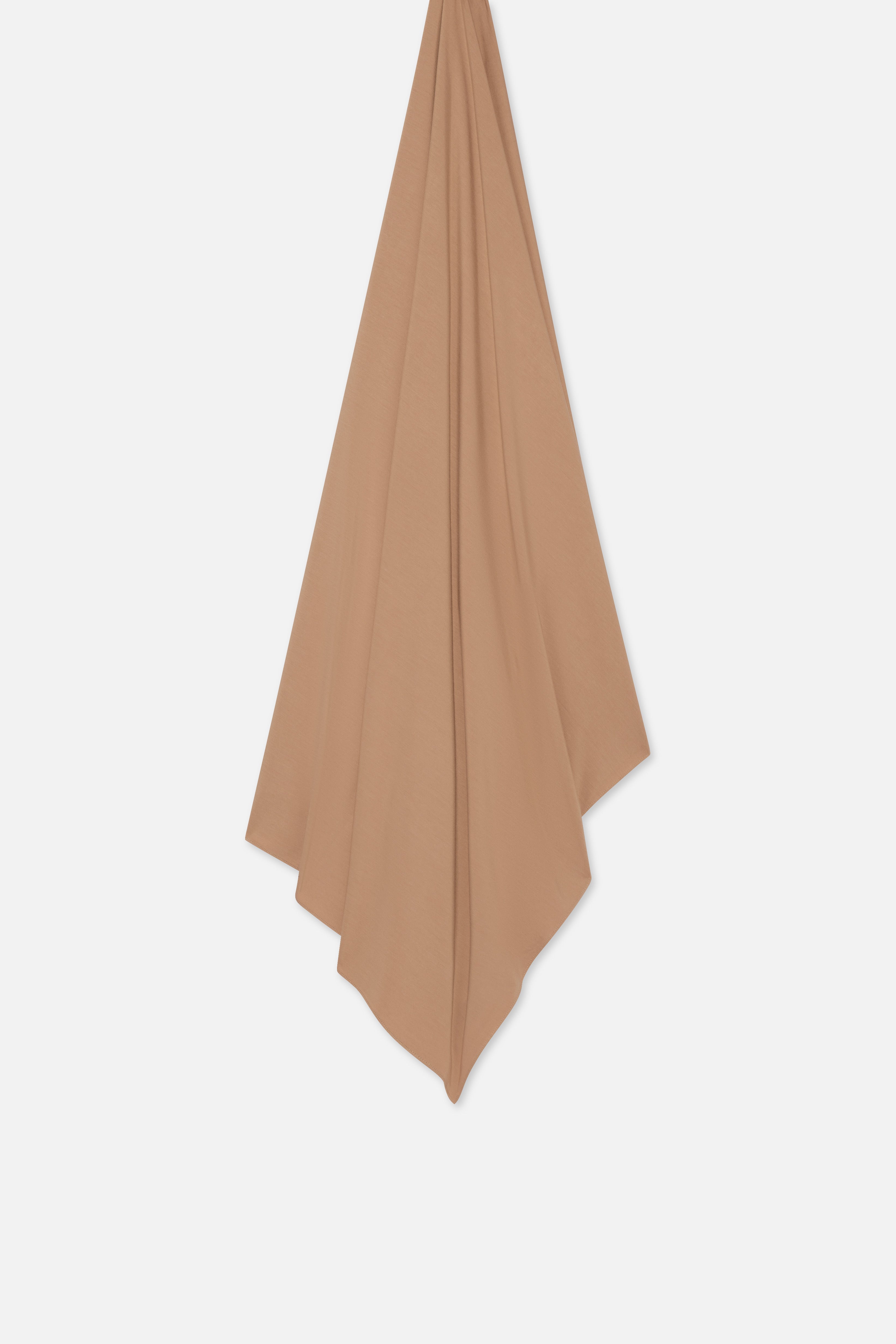 Bamboo Jersey Scarf | Dark Beige
