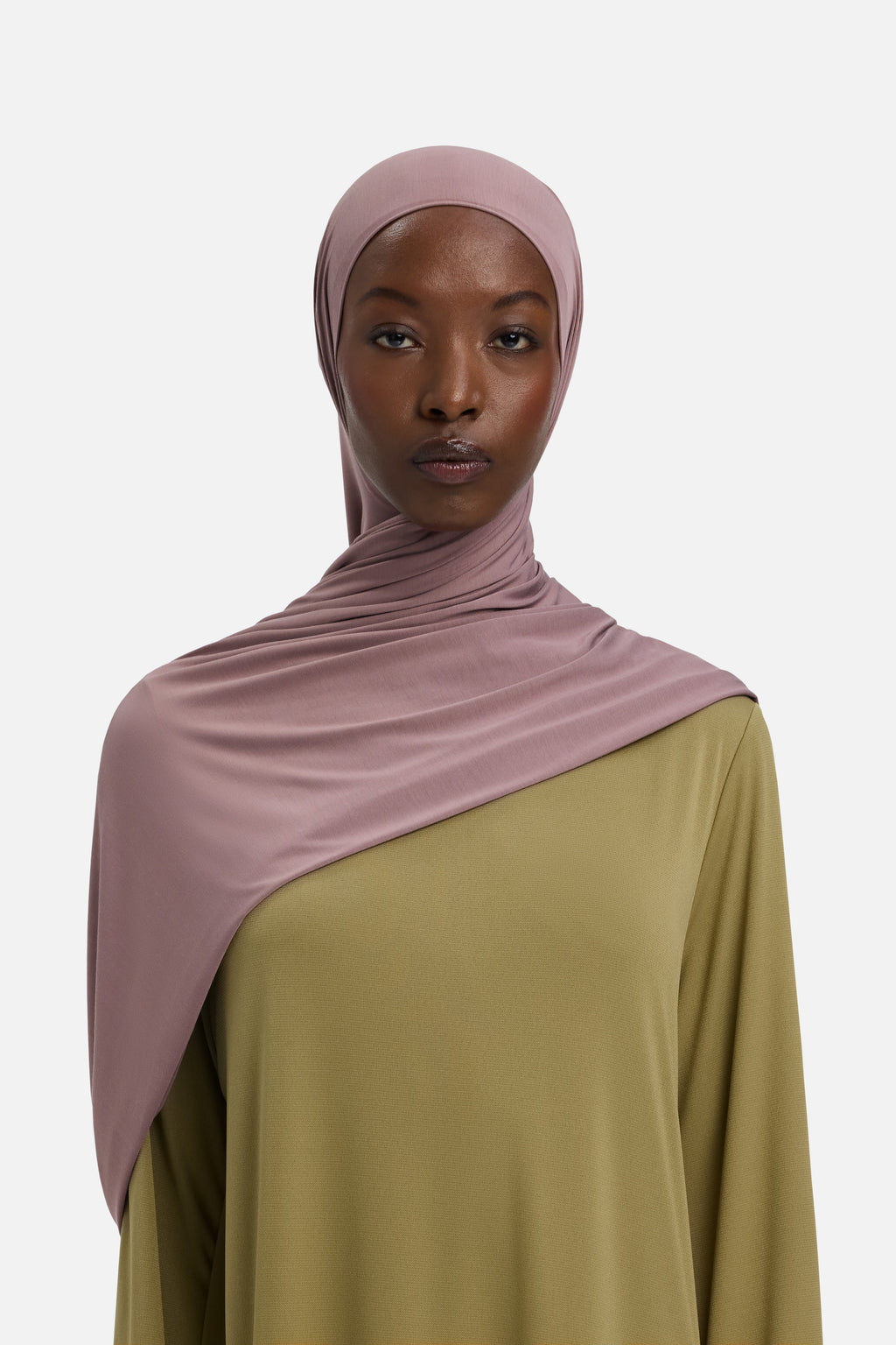 Bamboo Jersey Scarf | Dark Lavender