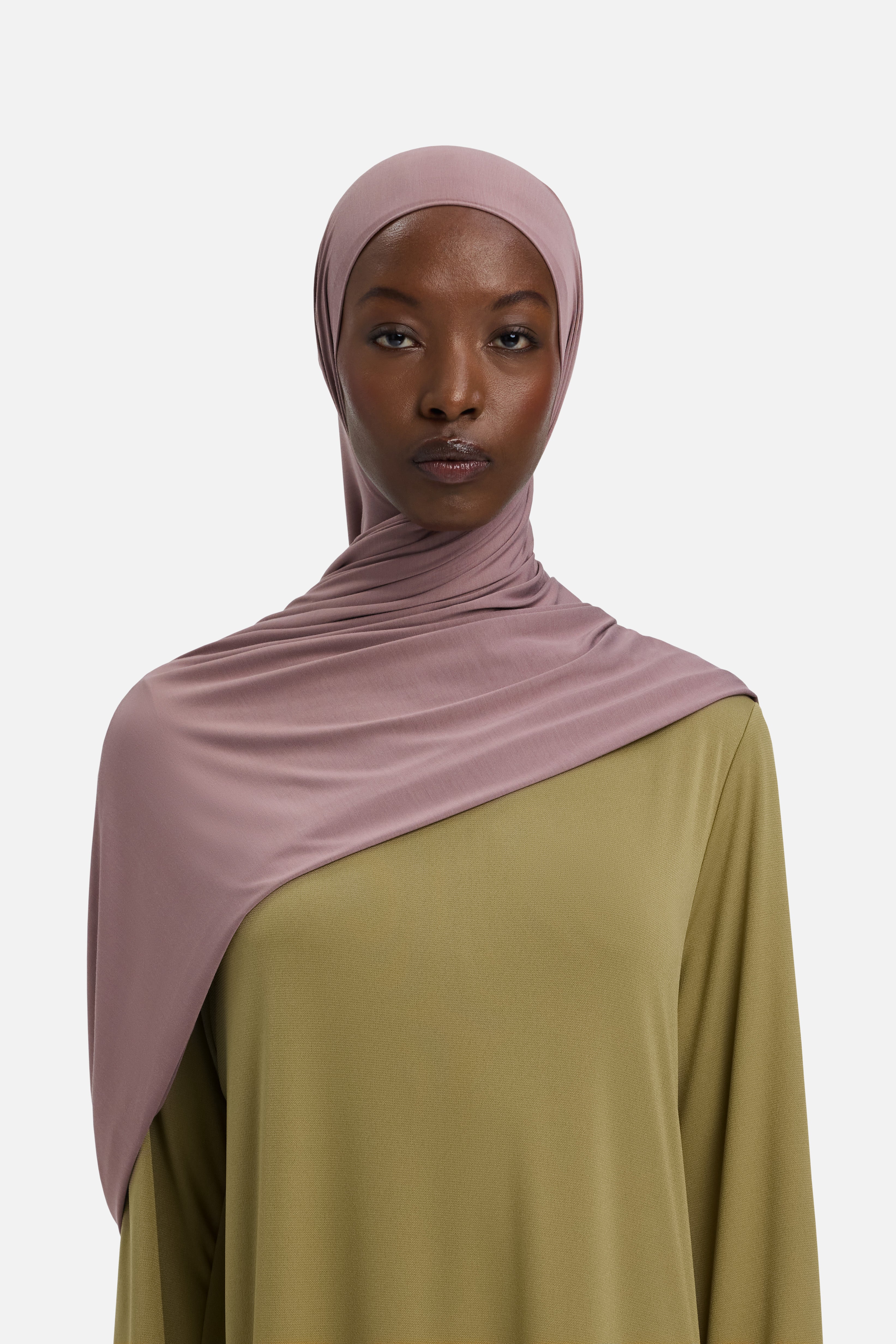 Bamboo Jersey Scarf | Dark Lavender