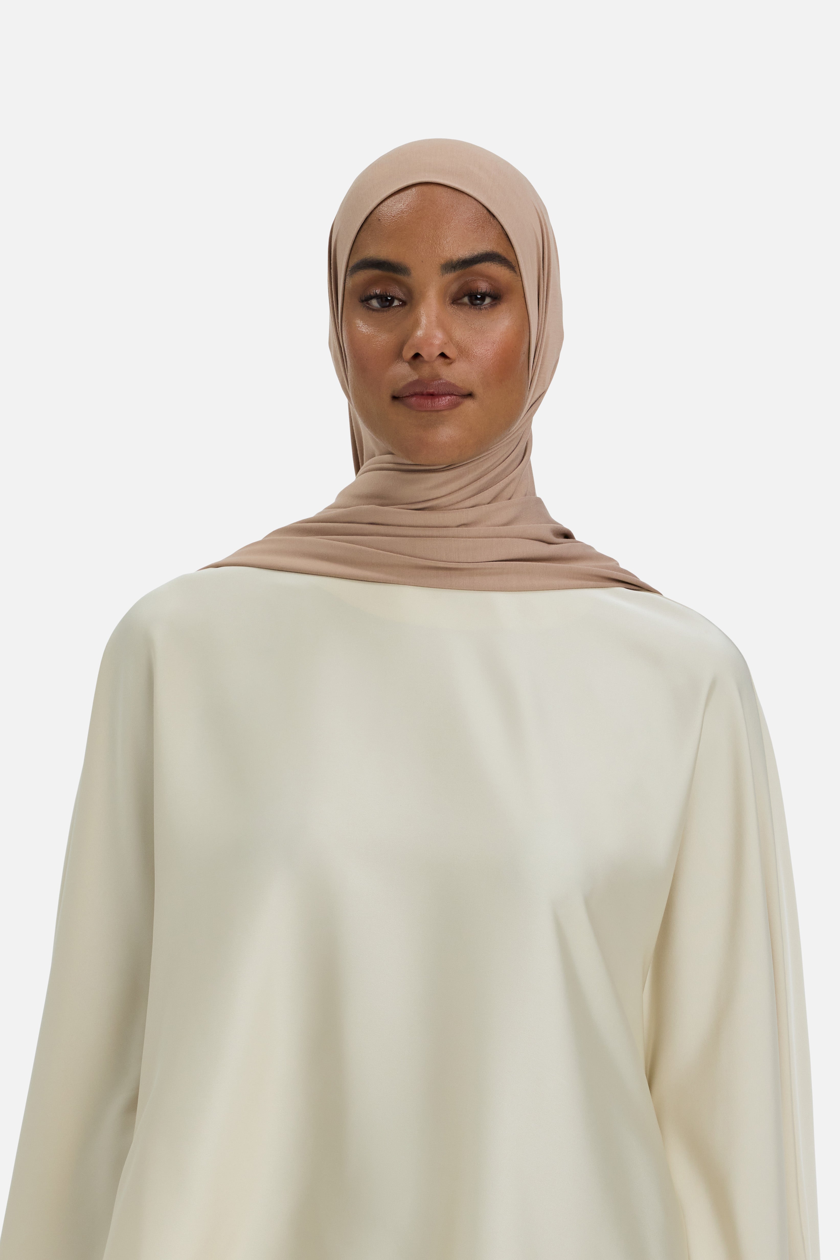 Hijab Jersey de Bambou Respirant Collection Noisette