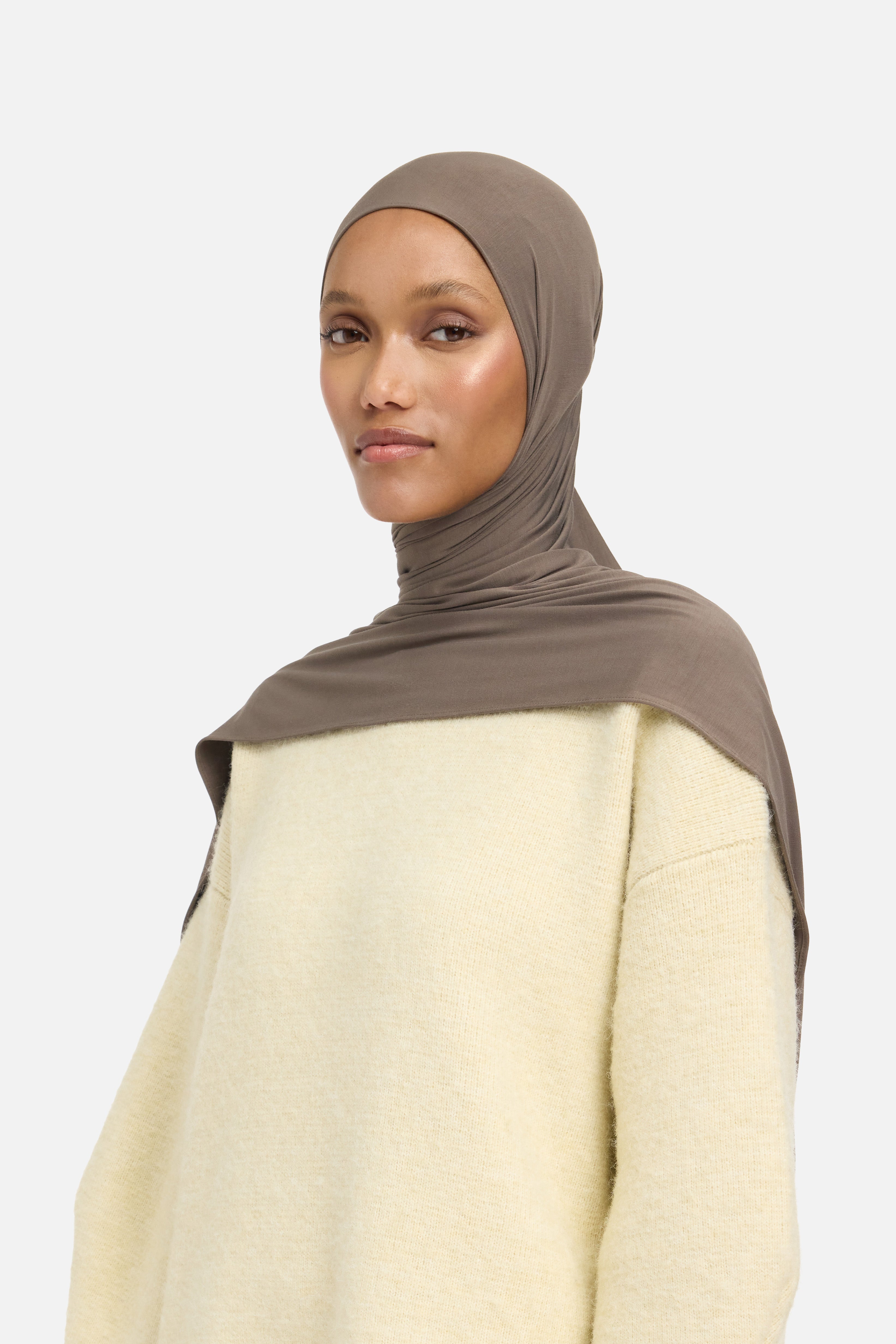 Bamboo Jersey Scarf | Marron