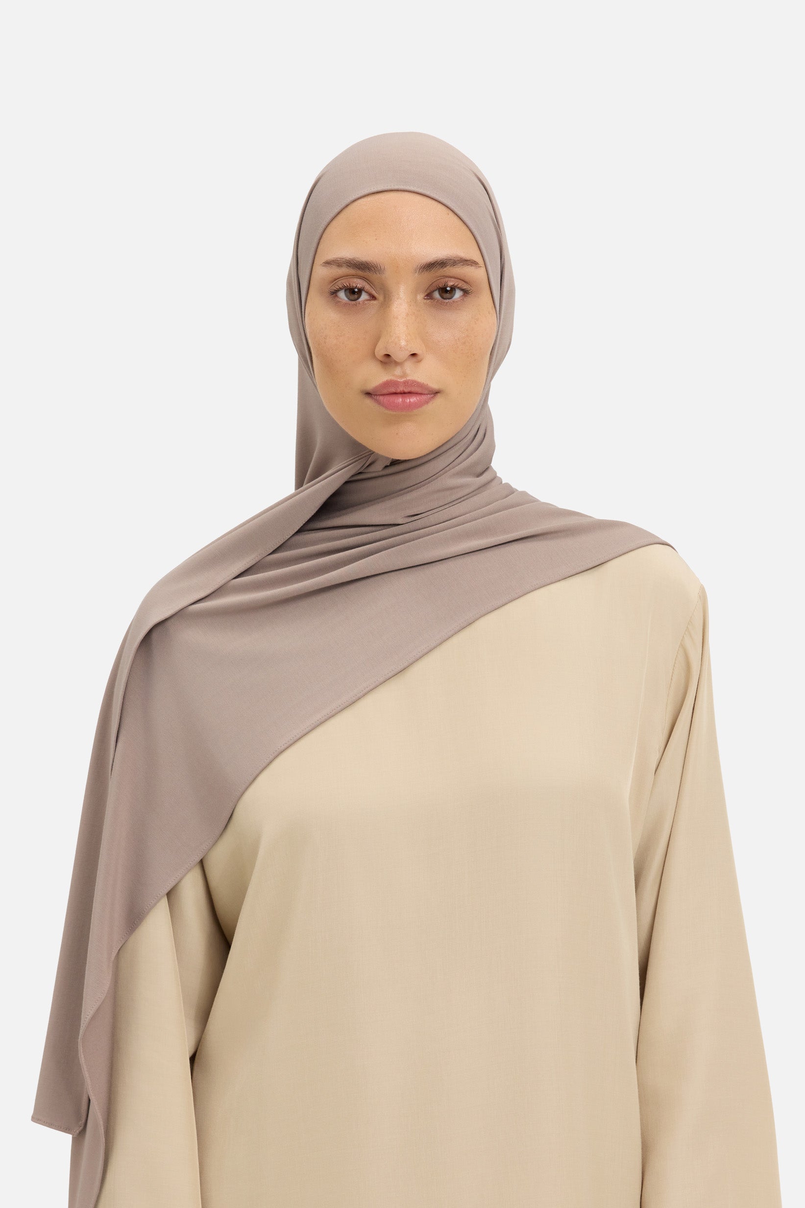 Bamboo Jersey Scarf | Milky Cacao