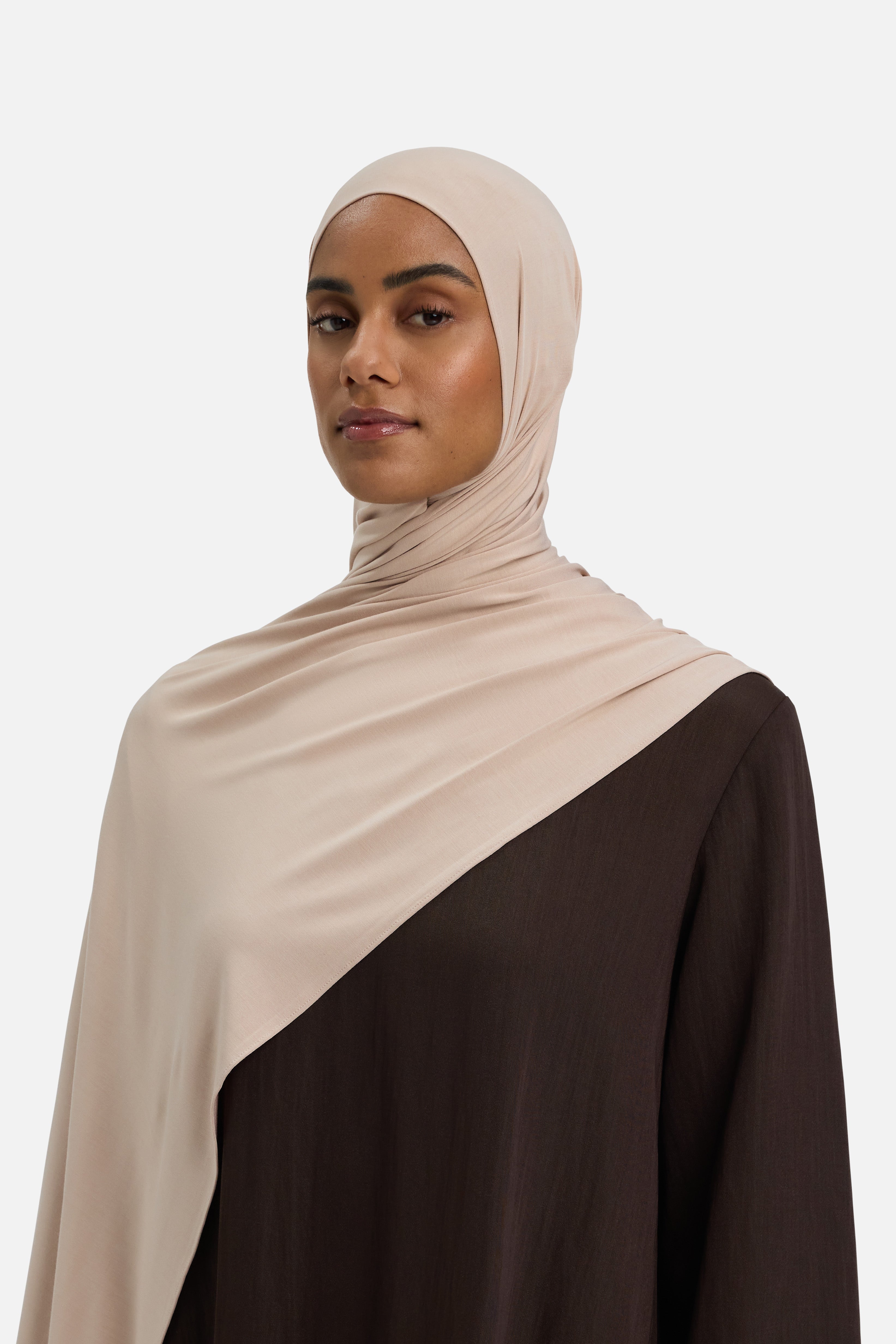 Bamboo Jersey Scarf | Nougat