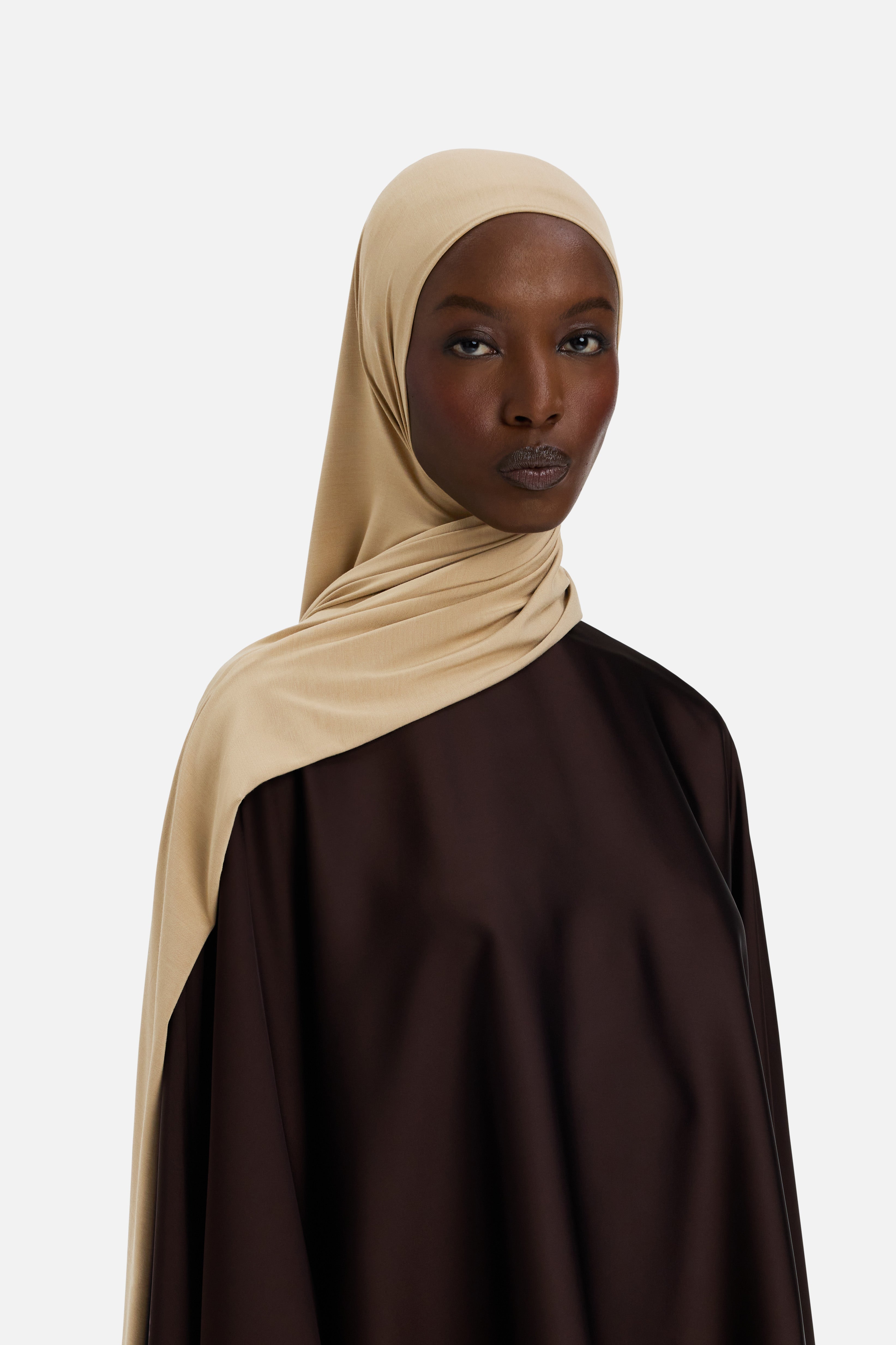 Bamboo Jersey Scarf | Soft Toffee