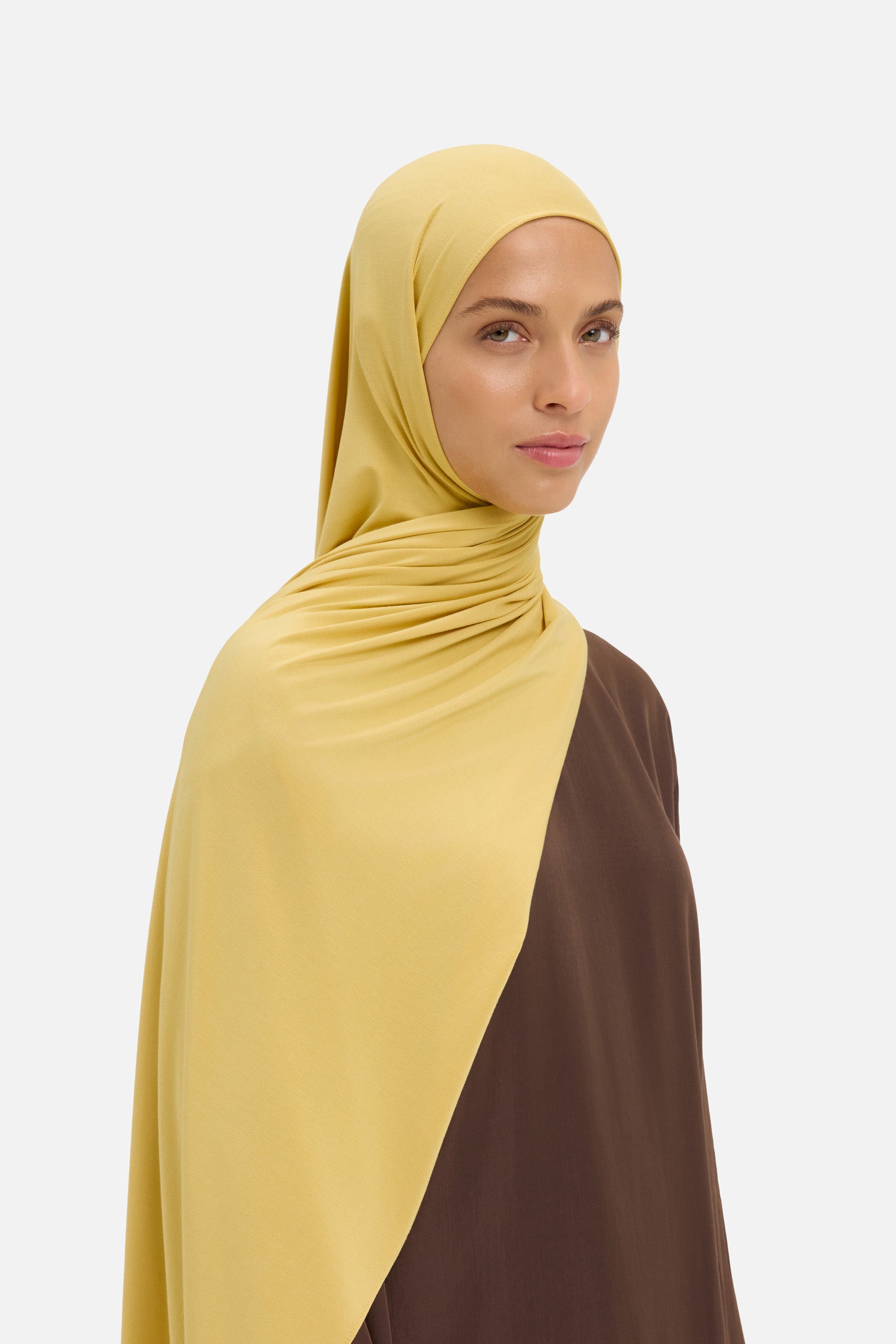 Hijab Jersey de Bambou Respirant  Collection Citronnelle