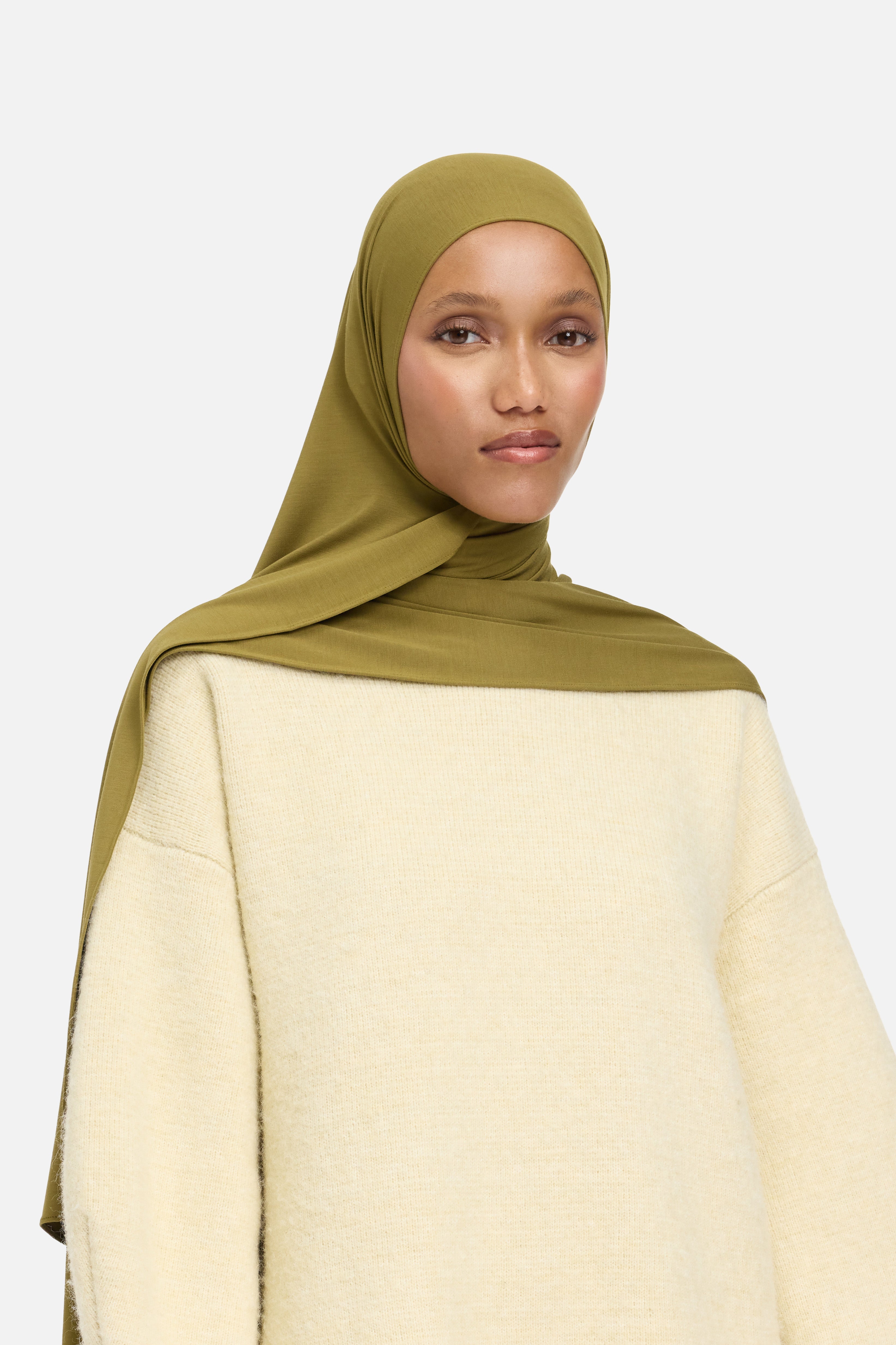 Hijab Jersey de Bambou Respirant  Collection Citronnelle