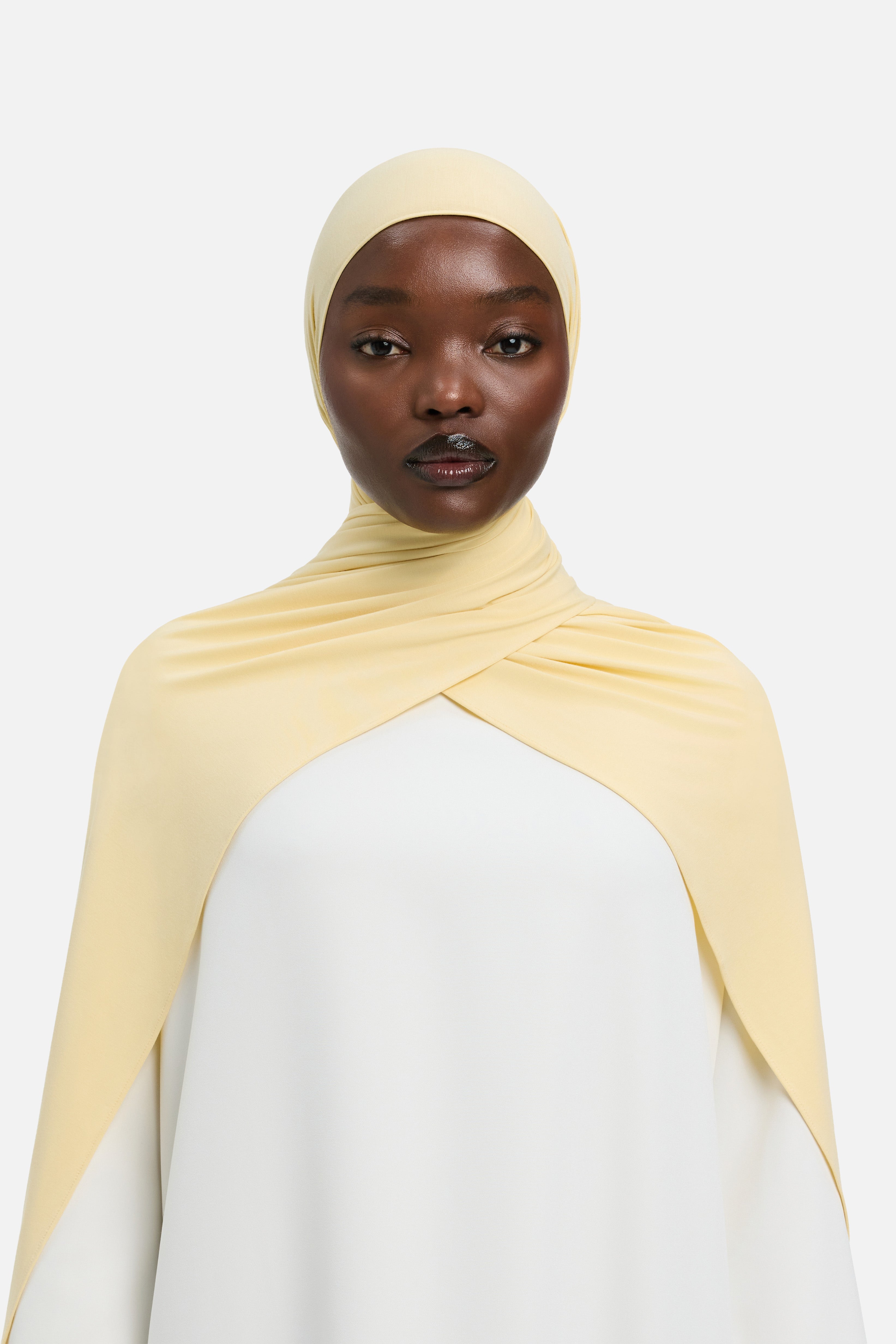 Hijab Jersey de Bambou Respirant  Collection Citronnelle