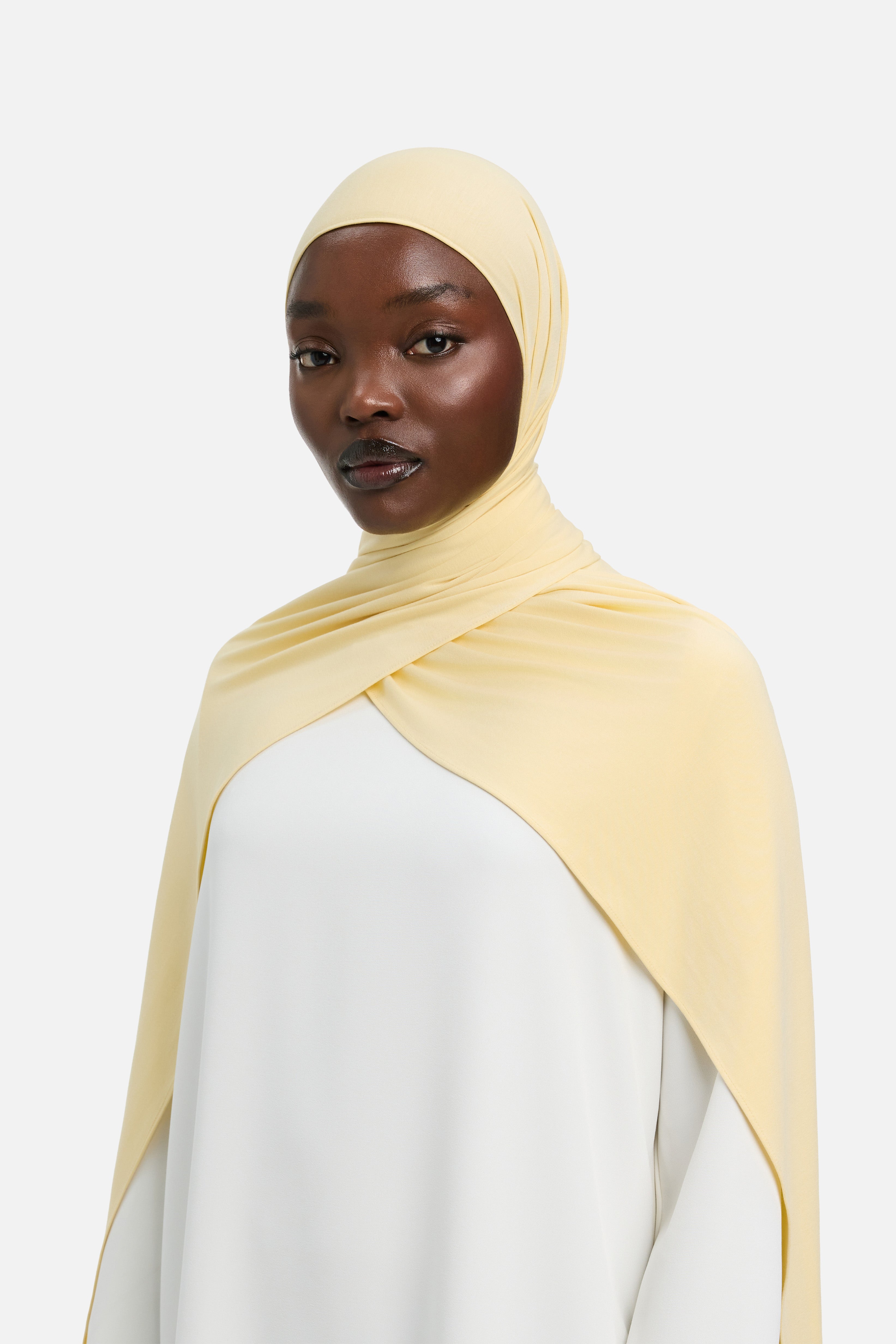 Bamboo Jersey Scarf | White Honey