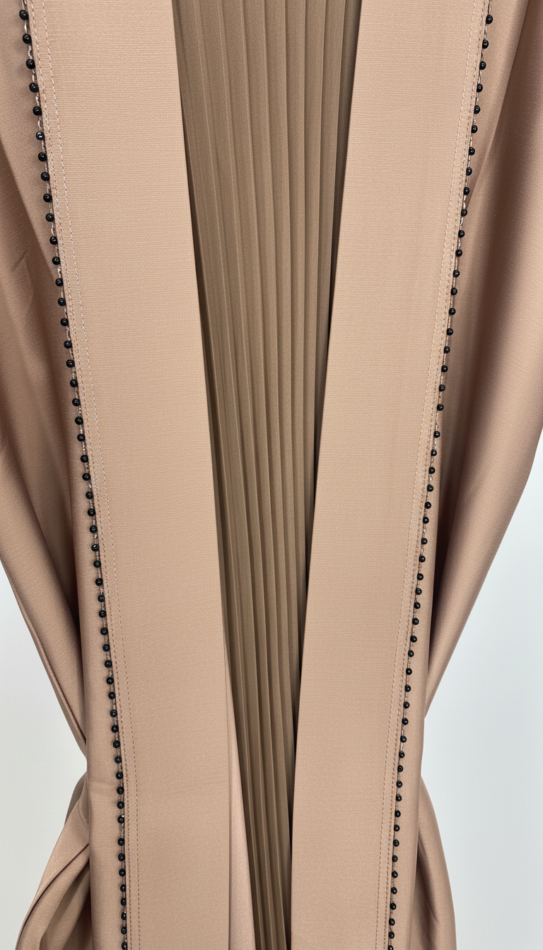 Zahra Abaya à Double Voilage