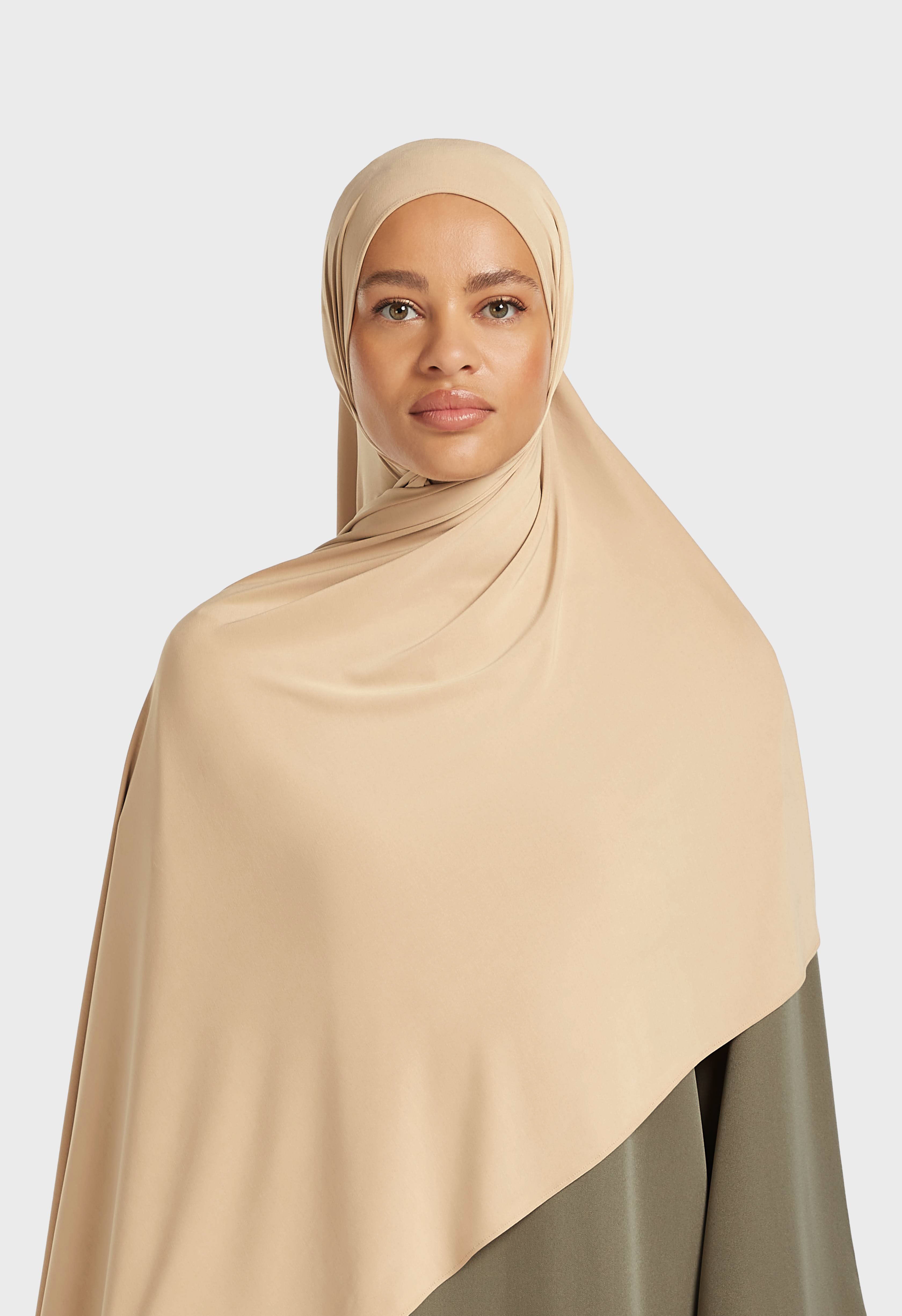 Hijab  Jersey Respirant Collection Latte