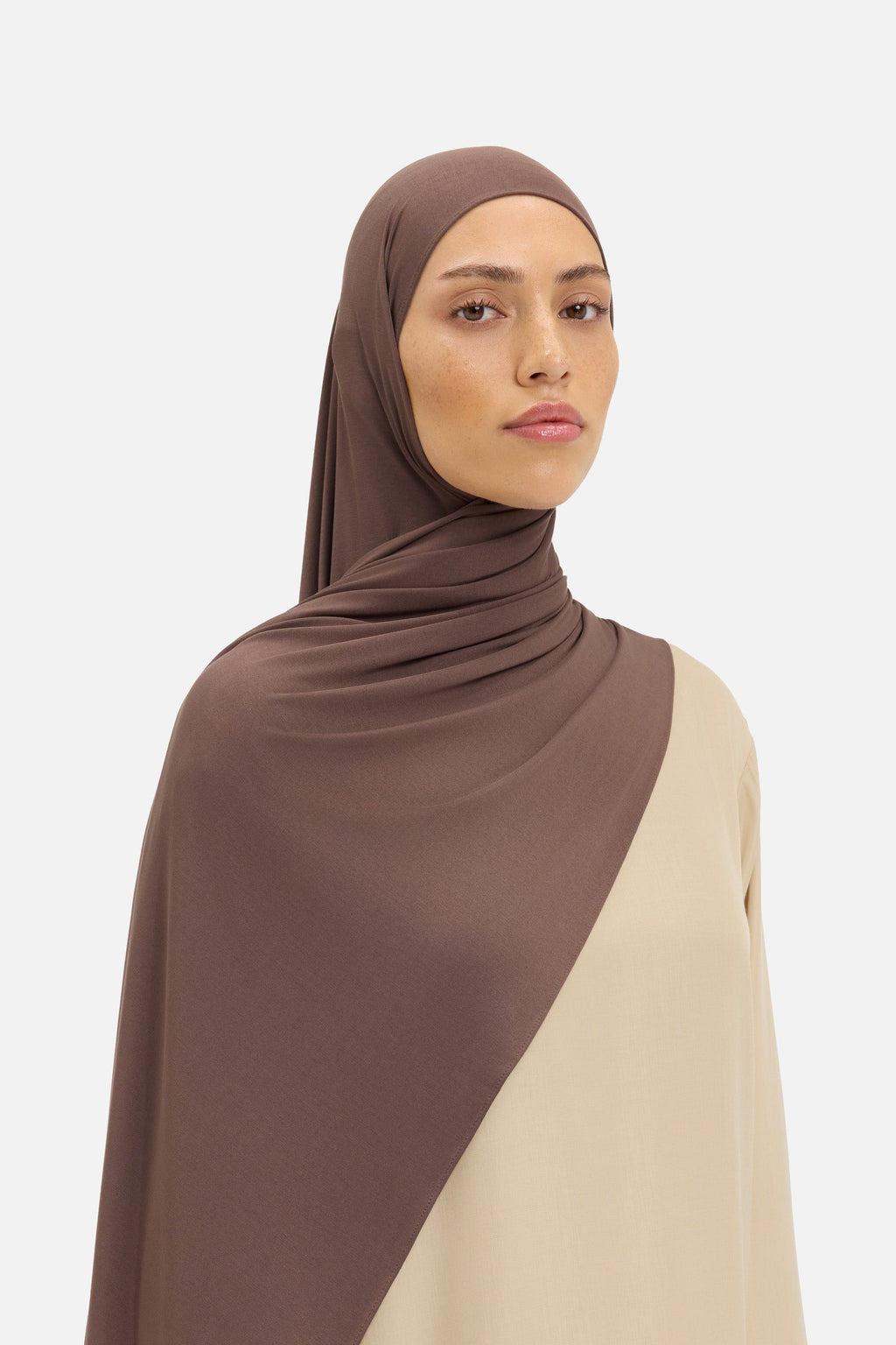 Breathable Jersey Scarf | Burnt Mocha