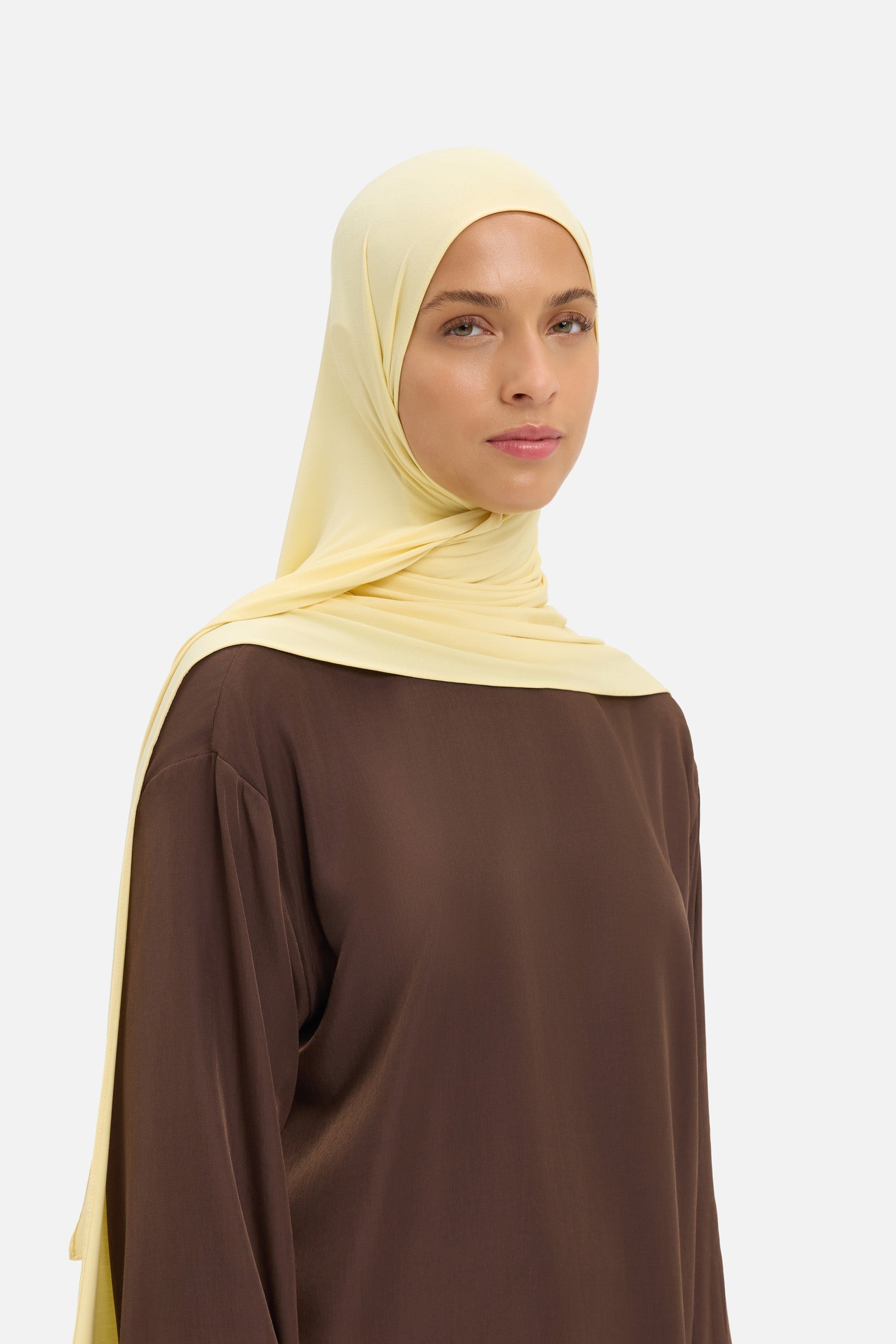 Breathable Jersey Scarf | White Honey