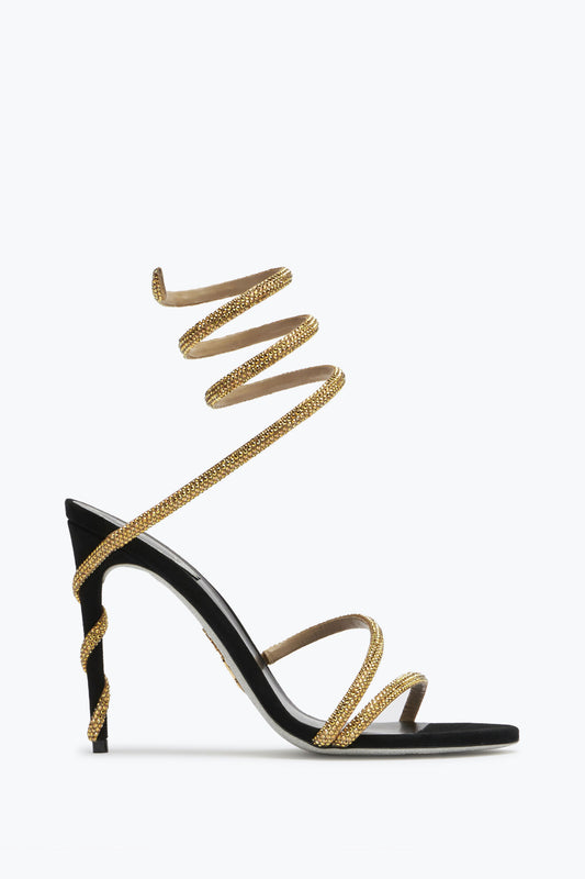 Serpenti Heel Black&Gold