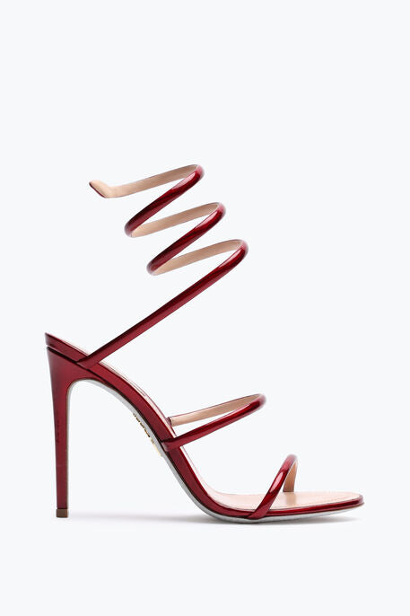 Serpenti Heel  Bloody Red
