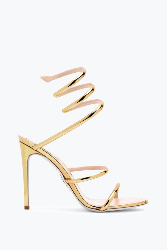 Serpenti Heel Gold