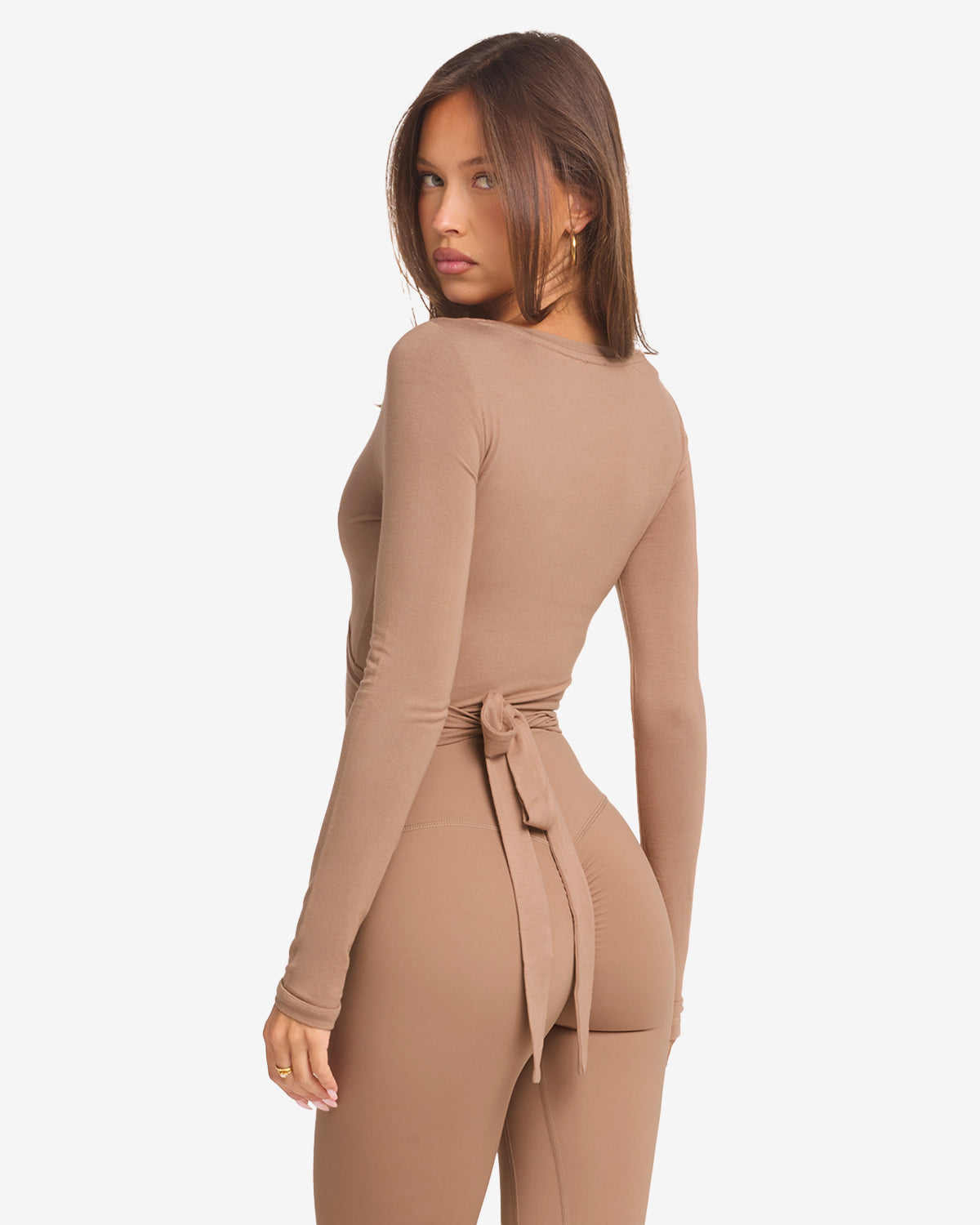 Ballet Wrap Top | Toffee