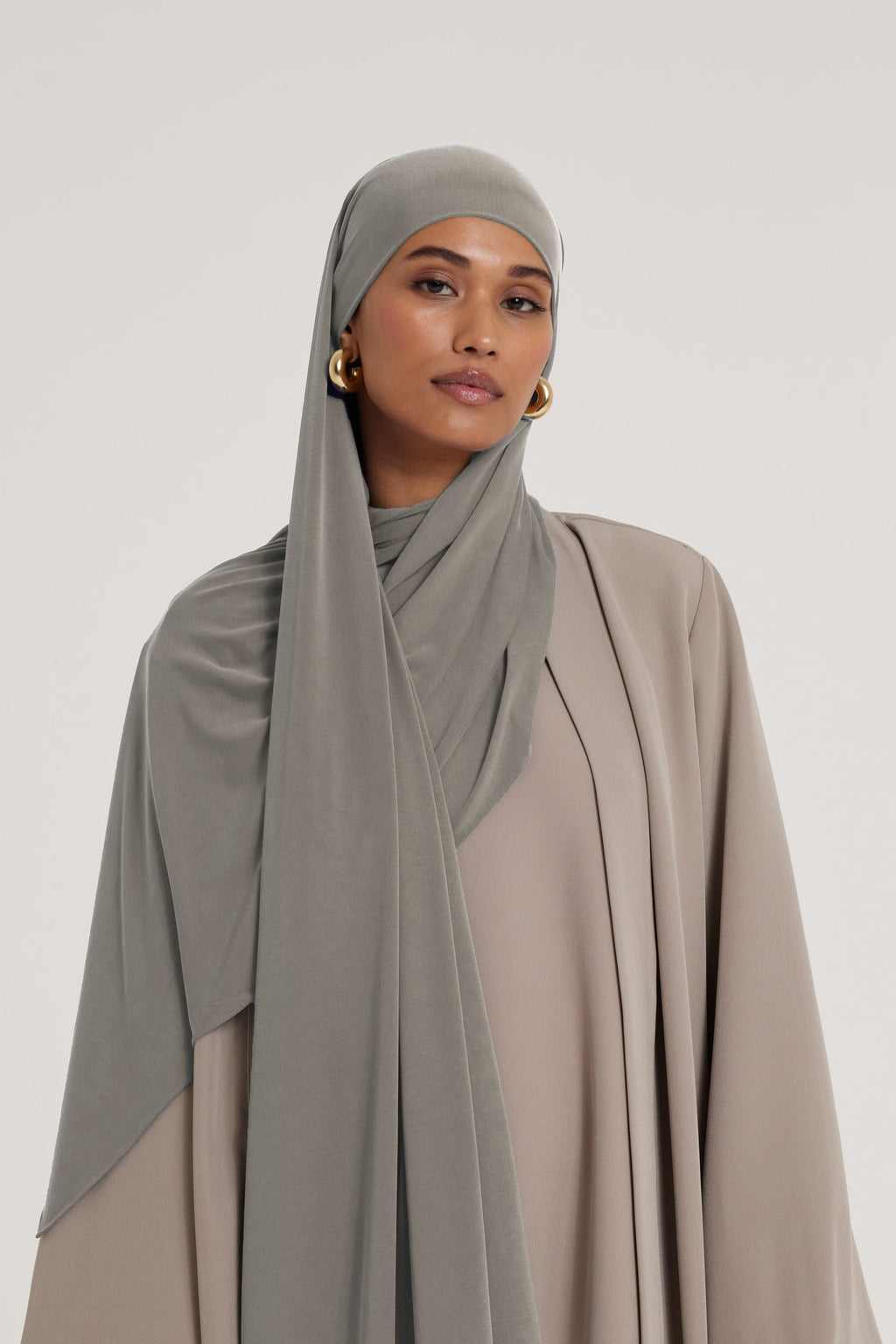 Breathable Jersey Scarf | Carbon Grey