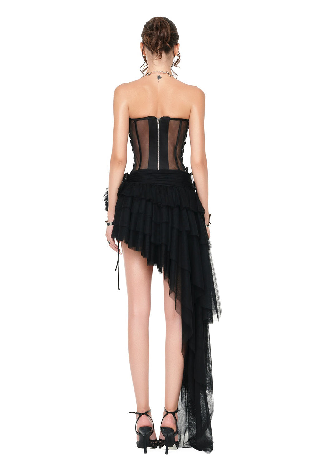 Corset Mesh Dress