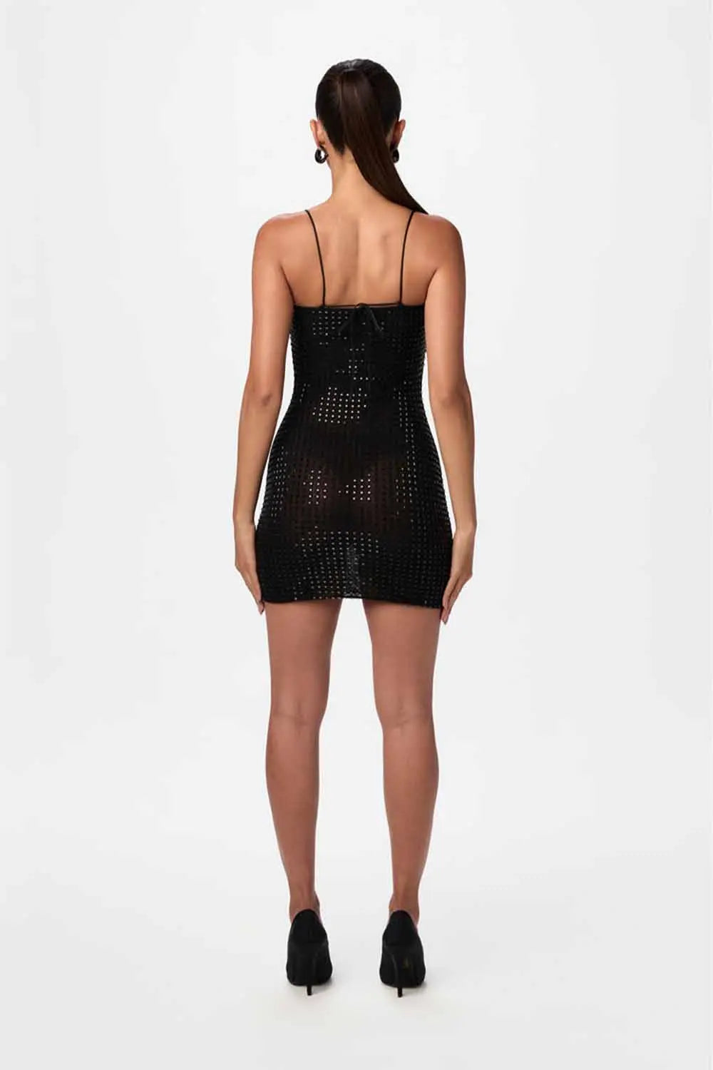 Minivestido de cristal