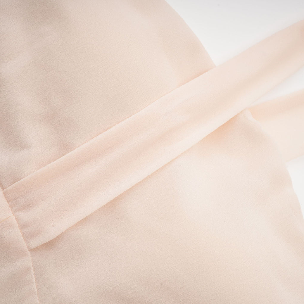 Esmerie Sleeveless Bustier Mini Dress with Back Tie Detail