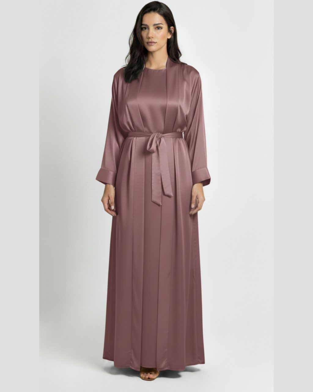Eve Abaya à Double Voilage
